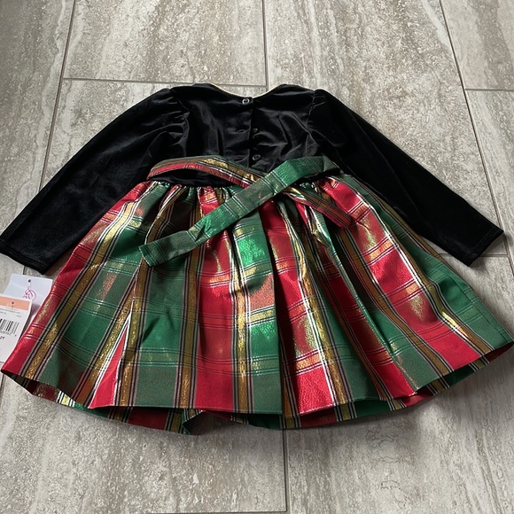 Bonnie Jean Girl’s Christmas Long Sleeve Dress Size 2T - Picture 5 of 5